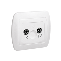 GNIAZDO ANTENOWE RTV KÓŃCOWE TŁUMIENIE 3.5DB AKORD - AAK/11 - KONTAKT SIMON