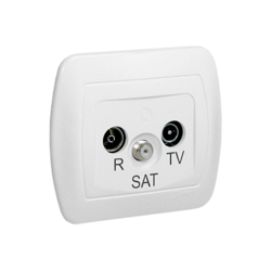 GNIAZDO ANTENOWE RTV-SAT KOŃCOWE AKORD - AAS/11 - KONTAKT SIMON