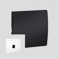 GNIAZDO TELEFONICZNE UNIWERSALNE MODUŁ GRAFIT MATOWY BASIC - MTU.01/28 - KONTAKT SIMON