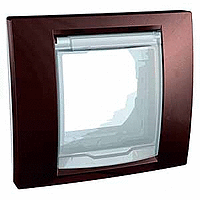 RAMKA POJEDYNCZA IP44 LAZUR KARMINOWY UNICA PLUS - MGU61.002.851 - SCHNEIDER ELECTRIC