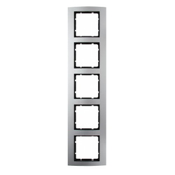 RAMKA PIĘCIOKROTNA ALU/ANTRACYT B.3 - 10153004 - HAGER - BERKER