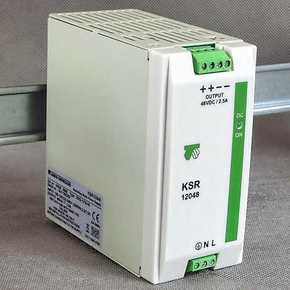 ZASILACZ IMPULSOWY 230/12VDC 10,0A IP20 KSR 12012 NA SZYNĘ TH-35 Z ZABEZPIECZENIEM REGULACJI NAPIĘCIA - 18912-9997 - BREVE