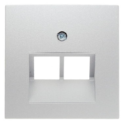 ELEMENT CENTRALNY DO GNIAZDA PRZYŁĄCZENIOWEGO UAE PODWÓJNEGO ŚNIEŻNOBIAŁY B.KWADRAT - 5314098989 - HAGER - BERKER