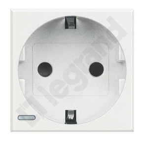 GNIAZDO SCHUKO 2P+Z 16A BIAŁE AXOLUTE - HD4141 - LEGRAND