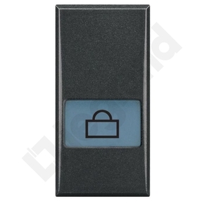 KLAWISZ "LISTONOSZ" 1 MODUŁ ANTRACYT AXOLUTE - HS4921LP - LEGRAND