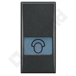 KLAWISZ "PIELĘGNIARKA" 1 MODUŁ ANTRACYT AXOLUTE - HS4921LQ - LEGRAND