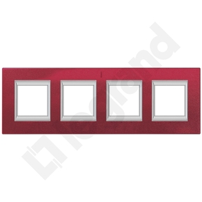 RAMKA PROSTOKĄTNA PIONOWA 4X2 MODUŁY RED CHINA AXOLUTE - HA4802/4RC - LEGRAND