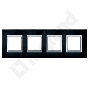 RAMKA PROSTOKĄTNA PIONOWA 4X2 MODUŁY BRUSHED ANTHRACITE AXOLUTE - HA4802/4XS - LEGRAND