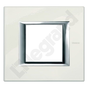RAMKA PROSTOKĄTNA POZIOMA 2 MODUŁY WHITE LIMOGES AXOLUTE - HA4802BG - LEGRAND