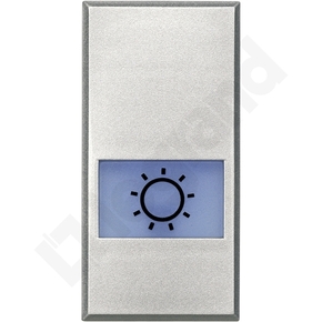PRZYCISK ŚWIATŁO 1 MODUŁ AXIAL ALUMINIUM AXOLUTE - HC4043 - LEGRAND