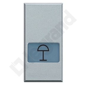 KLAWISZ "LAMPKA" 1 MODUŁ ALUMINIUM AXOLUTE - HC4921LC - LEGRAND