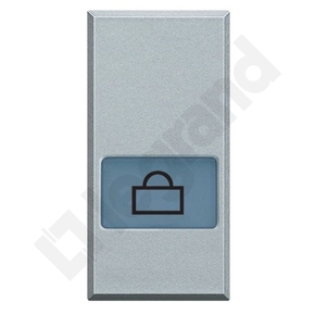 KLAWISZ "LISTONOSZ" 1 MODUŁ ALUMINIUM AXOLUTE - HC4921LP - LEGRAND