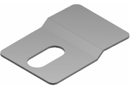 Zacisk mocujący ZM/ZMO 3,0 mm - 400700 - BAKS