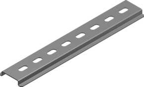 SZYNA MONTAŻOWA PERFOROWANA TH35 DŁUGOŚĆ 1000MM WYSOKOŚĆ 75MM SZP35H7/1 - 613110 - BAKS