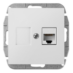 GNIAZDO KOMPUTEROWE RJ45 BIAŁE SENTIA - 1448-10 - ELEKTRO-PLAST NASIELSK