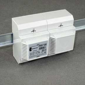 TRANSFORMATOR JEDNOFAZOWY IP30 NA SZYNĘ TH-35 Z Z ZABEZPIECZENIEM PSS 100 230/24V - 16024-9973 - BREVE