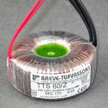 TRANSFORMATOR JEDNOFAZOWY IP00 TTS 50/Z 230/ 24V  - 17124-9998 - BREVE