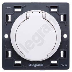 GNIAZDO ODKURZACZA CENTRALNEGO (ZESTYK ELEKTRYCZNY) BIAŁE CELIANE - 067432 - LEGRAND