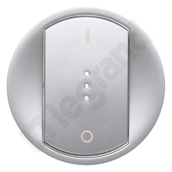 KLAWISZ ŁĄCZNIKA DWUBIEGUNOWEGO Z WSKAŹNIKIEM LED TYTANOWY CELIANE - 068323 - LEGRAND