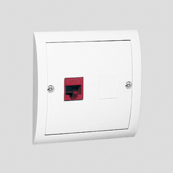 GNIAZDO KOMPUTEROWE RJ 45 POJEDYNCZE KAT.5E BIAŁY SIMON CLASSIC - M51/11 - KONTAKT SIMON