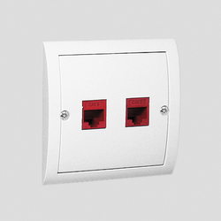 GNIAZDO KOMPUTEROWE RJ45 PODWÓJNE KAT.5E BIAŁY SIMON CLASSIC - M52/11 - KONTAKT SIMON