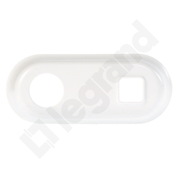 PLAKIETKA WTYKU RJ45 Z KABLEM ZWIJANYM BIAŁA CELIANE - 068255 - LEGRAND