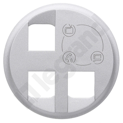 PLAKIETKA GNIAZDA MULTIMEDIALNEGO 3XRJ45 STP TYTANOWA CELIANE - 068590 - LEGRAND