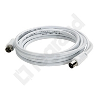KABEL TV Z 1 WTYKIEM MĘSKIM FI 9,52 MM I 1 WTYKIEM ŻEŃSKIM FI 9,52 MM, DŁUGOŚĆ 5 M - 091025 - LEGRAND