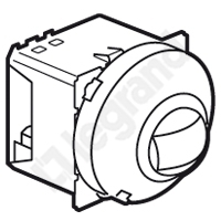 CZUJNIK W DWÓCH TECHNOLOGIACH (MIKROFALE I PODCZERWIEŃ) BIAŁY BUS/SCS MYHOME - 067503 - LEGRAND