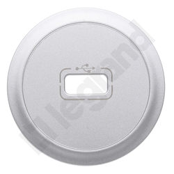 PLAKIETKA GNIAZDA USB TYTANOWA CELIANE  - 068553 - LEGRAND