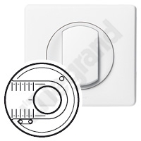 PLAKIETKA SONDY Z REGULACJĄ BIAŁA MYHOME BUS/SCS  - 068246 - LEGRAND