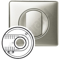PLAKIETKA SONDY Z REGULACJĄ TYTANOWA MYHOME BUS/SCS  - 068546 - LEGRAND
