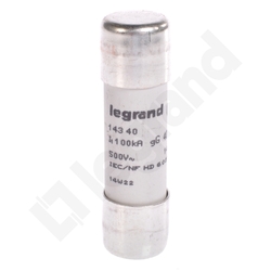 WKŁADKA BEZPIECZNIKOWA CYLINDRYCZNA 40A 14 X 51 CHARAKTERYSTYKA GL HPC - 014340 - LEGRAND