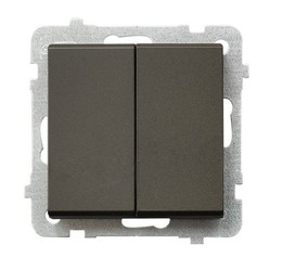 ŁĄCZNIK PODWÓJNY SCHODOWY CZEKOLADOWY - ŁP-10R/m/40 - OSPEL