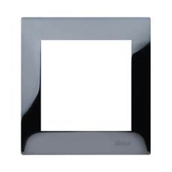 RAMKA POJEDYNCZA METALOWA CIEMNA STAL - IP20 / IP44 SIMON 54 - DR1/67 - KONTAKT SIMON