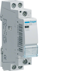 Stycznik 230VAC 2NO 25A - ESC225 - HAGER - BERKER