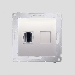 GNIAZDO HDMI (MODUŁ) KREMOWE SIMON 54 - DGHDMI.01/41 - KONTAKT SIMON