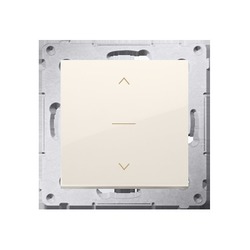 ŁĄCZNIK ŻALUZJOWY Z BLOKADĄ MECHANICZNĄ RÓWNOCZESNEGO WŁĄCZENIA 10 AX; KREMOWY SIMON 54 - DZW1K.01/41 - KONTAKT SIMON