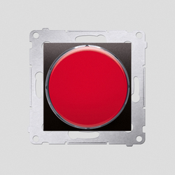 SYGNALIZATOR ŚWIETLNY LED &ndash; ŚWIATŁO CZERWONE (MODUŁ) ANTRACYT SIMON 54  - DSS2.01/48 - KONTAKT SIMON