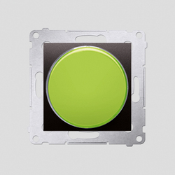 SYGNALIZATOR ŚWIETLNY LED &ndash; ŚWIATŁO ZIELONE (MODUŁ) ANTRACYT SIMON 54  - DSS3.01/48 - KONTAKT SIMON