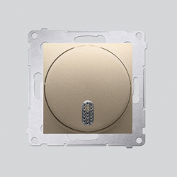DZWONEK ELEKTRONICZNY (MODUŁ) 230 V ZŁOTY MAT SIMON 54  - DDS1.01/44 - KONTAKT SIMON