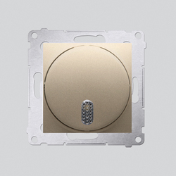 DZWONEK ELEKTRONICZNY (MODUŁ) 8&ndash;12 V ZŁOTY MAT SIMON 54  - DDT1.01/44 - KONTAKT SIMON