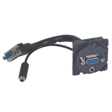 GNIAZDO HD15 + JACK 3,5 MM Z PRZEWODEM CELIANE - 067376 - LEGRAND