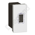GNIAZDO ZASILAJĄCE 1 X USB 5 V 750 MA BIAŁY MOSAIC - 077591 - LEGRAND