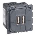 GNIAZDO ZASILAJĄCE 2 X USB 5V 1500MA CELIANE  - 067462 - LEGRAND