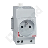 MODUŁOWE GNIAZDO 2P+Z NA SZYNĘ G380 - 004280 - LEGRAND
