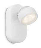 OPRAWA DOMOWA KINKIET LED 3W IP20 2700K 170LM Z ŹRÓDŁEM EEL=A+ RIMUS WHITE - 532703116 - PHILIPS ŹRÓDŁA