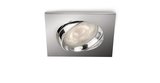 OPRAWKA SUFITOWA PUNKTOWA P/T LED 3W IP20 2700K 170LM Z ŹRÓDŁEM EEL=A+ GALILEO CHORME - 590811116 - PHILIPS ŹRÓDŁA
