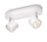 OPRAWA DOMOWA SUFITOWA PUNKTOWA LED 2X3W IP20 2700K 330LM Z ŹRÓDŁEM EEL=A+ STAR WHITE - 562423116 - PHILIPS ŹRÓDŁA