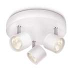 OPRAWA DOMOWA SUFITOWA LED 3X3W IP20 2700K 500LM Z ŹRÓDŁEM EEL=A+ STAR WHITE - 562433116 - PHILIPS ŹRÓDŁA